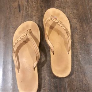 Rainbow sandals braided